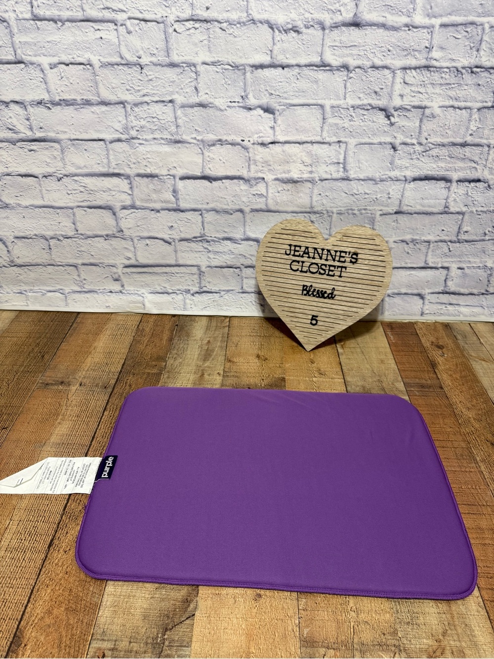 4 purple pillow booster pads